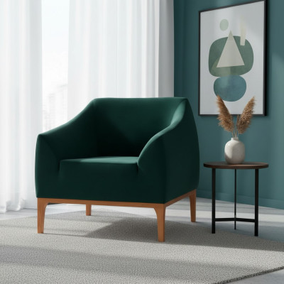 Sillón de sala de estar, sillón tapizado, sillón de un asiento, sillón de relax moderno