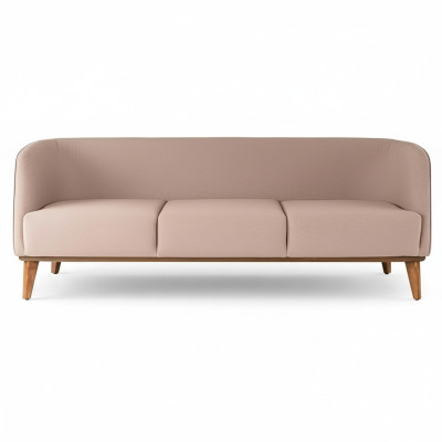 Sofá beige Elegante sofá de 2 plazas Sofá de salón moderno Sofás tapizados