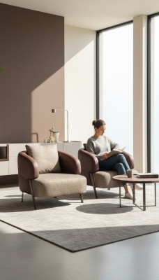 Salón de lujo Club de televisión con asientos acolchados Sillón Diseño Sofá Sofá Relax