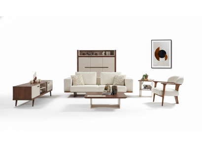 Juego de sofás de sala de estar conjunto de sofá de lujo de tres plazas y sillón 3+1 plazas.