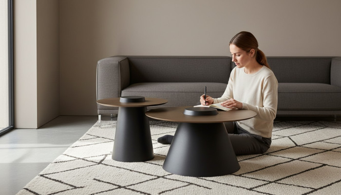 Mesa de centro moderna 2x mesa de café mesa auxiliar mesa de diseñador mesas nuevas