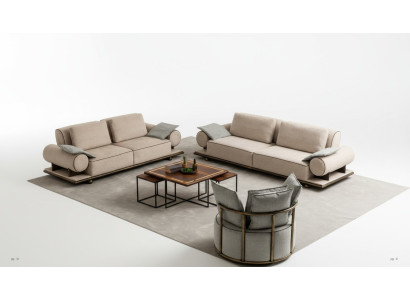 Conjunto de sofás de lujo sofá conjunto de sofás sofás 4 plazas 3 plazas 1 plaza tela 3 piezas juego de sofás