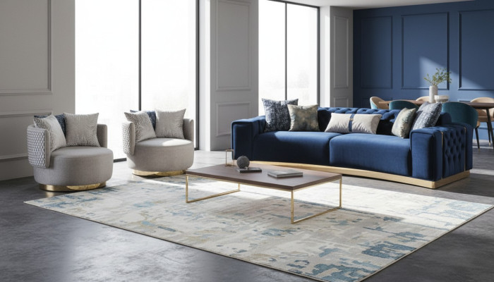 Sala de estar Conjunto completo de asientos Chesterfield Sofá de 4 plazas 2 sillones 3 piezas