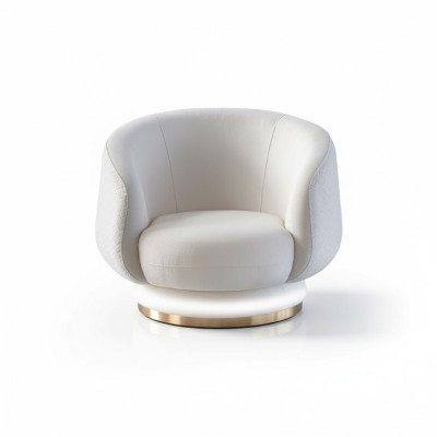 Diseño de sillón de lujo Sillón Sofá de 1 plaza Salón de televisión Chaise Sofa Textil
