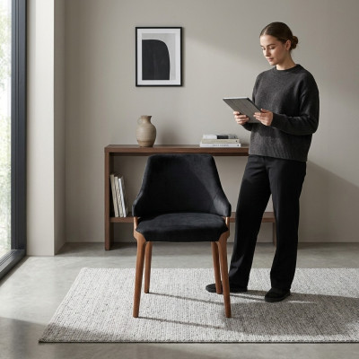 Comedor Silla Moderna Muebles de Madera Sillas Diseño de Lujo Mobiliario Nuevo