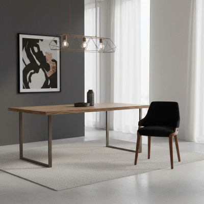 Comedor 2 sillas Modernas Muebles de madera Sillas Diseño de lujo Mobiliario Nuevo