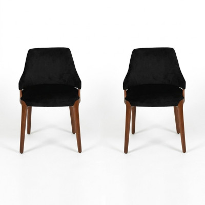 Comedor 2 sillas Modernas Muebles de madera Sillas Diseño de lujo Mobiliario Nuevo