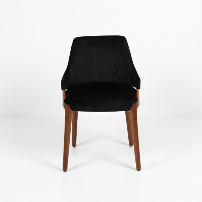 Moderno Negro 6 sillas Lujo Muebles de madera Sillas Diseño Mobiliario Nuevo
