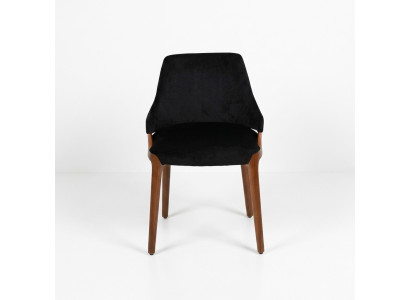 Moderno Negro 6 sillas Lujo Muebles de madera Sillas Diseño Mobiliario Nuevo
