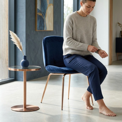 Muebles Silla Silla de comedor Diseño Tapizado de lujo Decoración Nueva