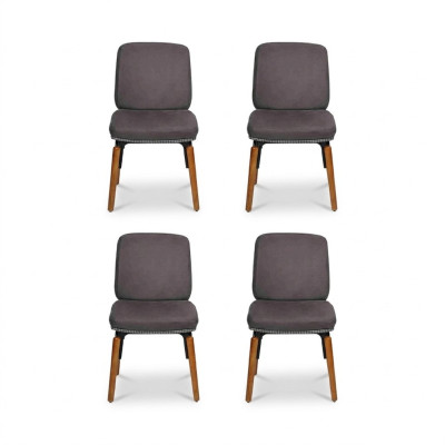 Silla de comedor moderna, comedor nuevo, 4 sillas de diseño de lujo.
