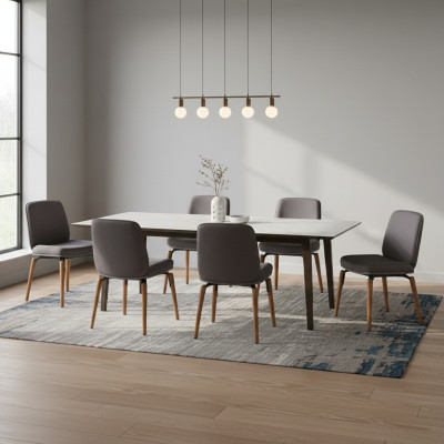 Diseño 6x sillas Conjunto sillón Silla Grupo gastronomía Nuevo Comedor Cocina Grupos