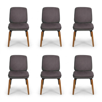 Diseño 6x sillas Conjunto sillón Silla Grupo gastronomía Nuevo Comedor Cocina Grupos