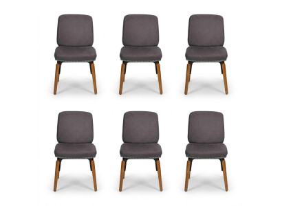Diseño 6x sillas Conjunto sillón Silla Grupo gastronomía Nuevo Comedor Cocina Grupos