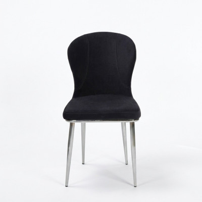 Conjunto de sillas de grupo 6x Silla Conjunto de asientos de tapicería textil Comedor Nuevo
