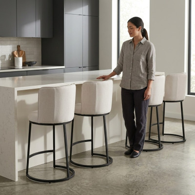 Taburete de bar Silla Diseñador Silla de comedor moderna Taburete de bar Muebles nuevos