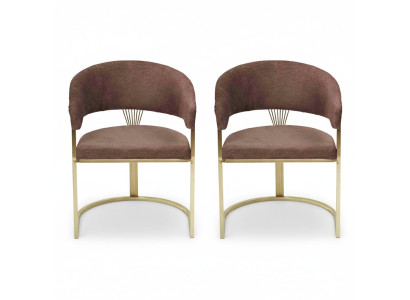 Comedor moderno 2x sillas diseñador lujo elementos de acero inoxidable textil nuevo