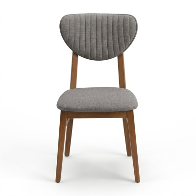Silla de madera marrón Sillas tapizadas de diseñador Muebles de lujo para el comedor