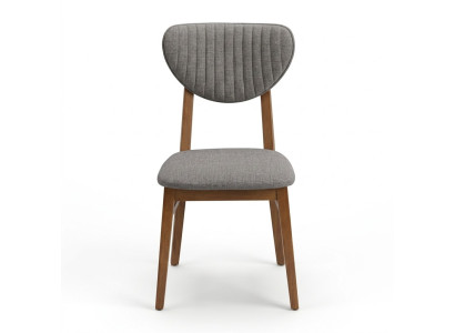 Silla de madera marrón Sillas tapizadas de diseñador Muebles de lujo para el comedor