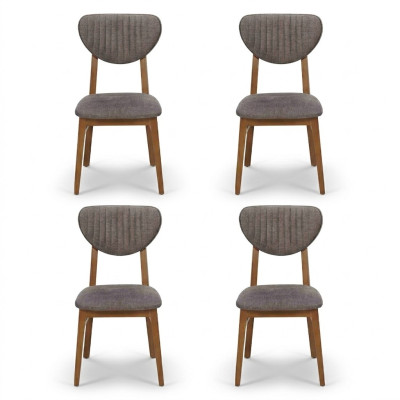 Silla de diseño, conjunto de sillones, conjunto de comedor acolchado 4 sillas de diseño.