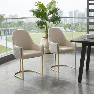 Silla tapizada 2 sillas Silla de comedor de alta calidad Silla de cocina multicolor Moderna