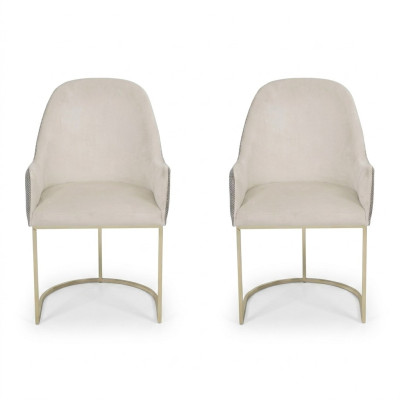 Silla tapizada 2 sillas Silla de comedor de alta calidad Silla de cocina multicolor Moderna