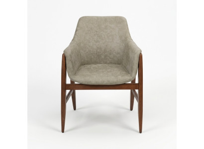 Silla de comedor silla silla de cocina silla de respaldo silla de madera tela moderna gris silla
