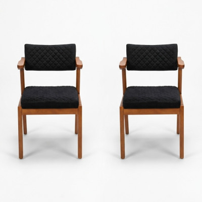Comedor Silla Moderna Muebles de Madera 2 Sillas Diseño de Lujo Mobiliario Nuevo