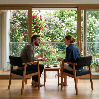 Silla de comedor de lujo moderna de madera 6 sillas negras de diseño de muebles