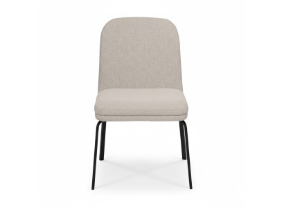 Moderna silla de metal blanca Diseñador de muebles de comedor Sillón elegante