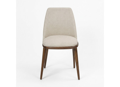 Silla blanca tapizada Diseñador Sillas de cocina Diseñador Textil Individual Nuevo