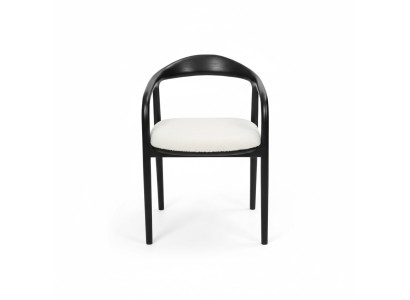 Sillas de comedor en blanco y negro, muebles de asiento de cocina de lujo, sillas metálicas.
