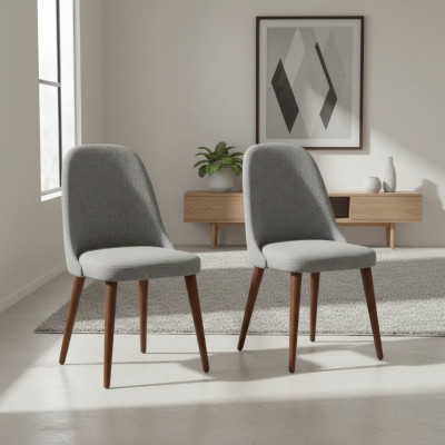 Silla de diseñador Silla de comedor de madera de lujo Nuevos muebles 2 sillas nuevas
