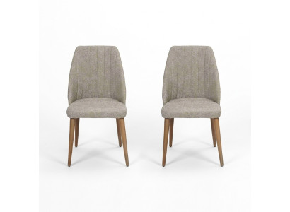 2 sillas modernas tapizadas de lujo gris silla sillón comedor