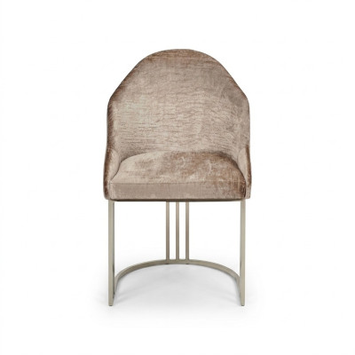 Silla de comedor de 1 asiento sillón acero inoxidable lujo diseño de muebles moderno nuevo