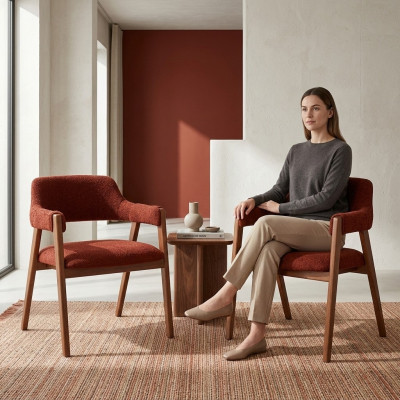 Muebles de lujo para el comedor, diseñador, 2 sillas, moderno, nuevo diseño de interior, sillas.