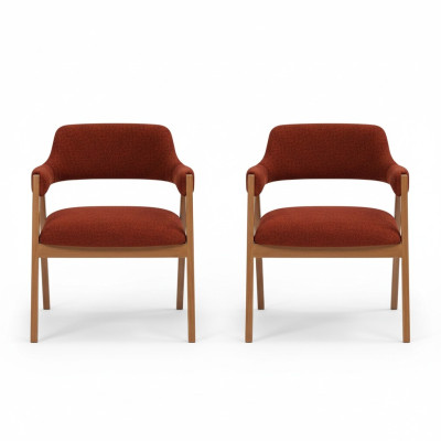 Muebles de lujo para el comedor, diseñador, 2 sillas, moderno, nuevo diseño de interior, sillas.