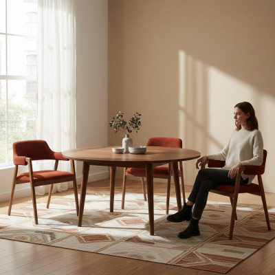 Muebles de comedor modernos de diseñador de lujo 4 sillas Muebles Nuevas sillas nuevas