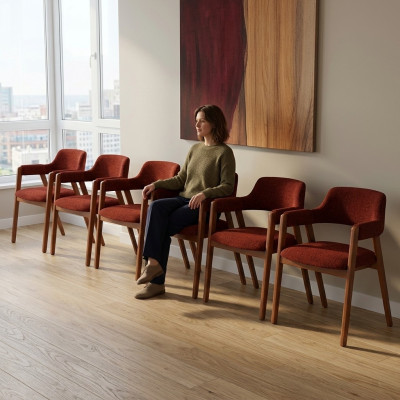 Muebles de comedor modernos de diseñador de lujo 6 sillas Nuevo mobiliario de sillas.
