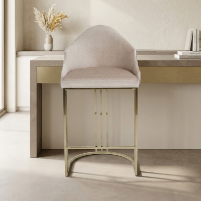 Silla de comedor de lujo color beige, silla de respaldo, muebles, cojín del asiento, sillas.