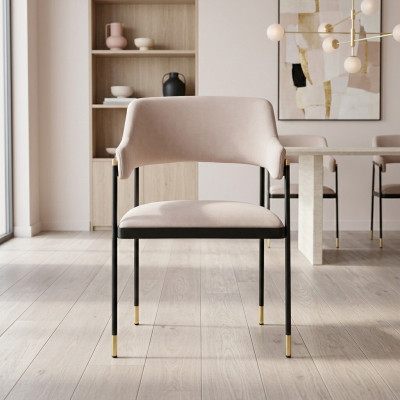 Silla Silla de comedor Silla de cocina blanca Sillón de lujo moderno Novedad nueva