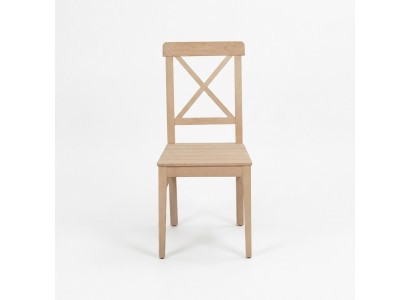 Silla de comedor moderna diseñada de madera de lujo sin reposabrazos