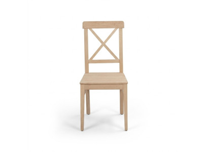 Silla de comedor de diseñador 2x sillas Silla de madera de lujo Asiento individual Sin reposabrazos