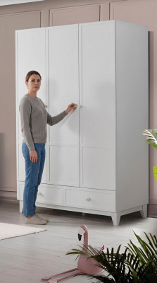Diseño de dormitorio Armario Ropa Mueble Habitación juvenil Madera Nuevo