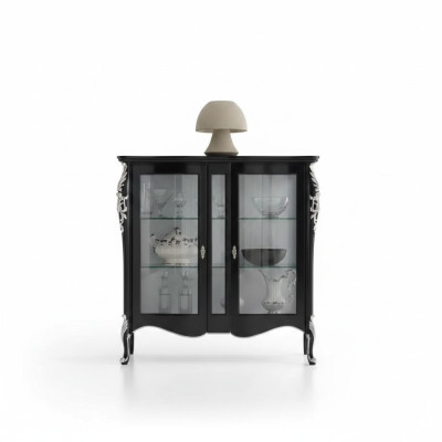 Armarios de madera Vitrinas de vidrio Armario Vitrina Muebles de salón Aparador