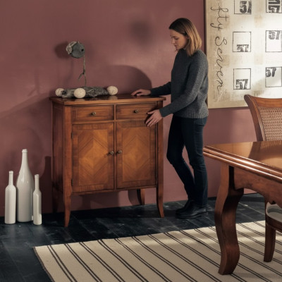 Cómoda Mueble de madera Aparador Diseño italiano Muebles de lujo Nuevo