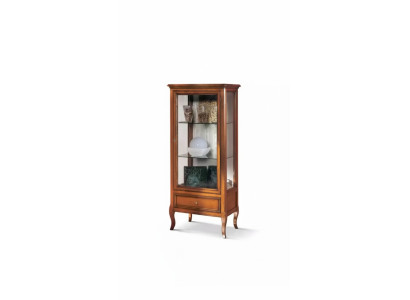 Vitrine de madera Armario vitrina Vidrios clásicos Diseño de madera Salón Nuevo