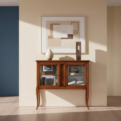Vitrina armario muebles vitrinas clásicas de salón aparador madera