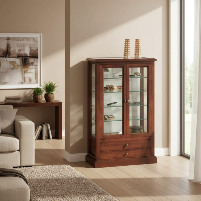 Vitrina Armario Gabinete de sala de estar Aparador Muebles italianos de madera