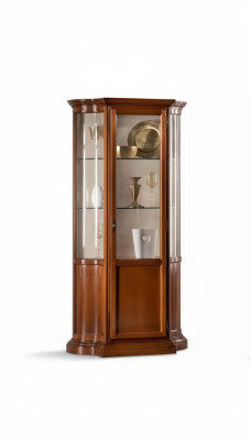 Vitrina de cristal armario Vitrina sala de estar Mueble de madera Cómoda Muebles italianos
